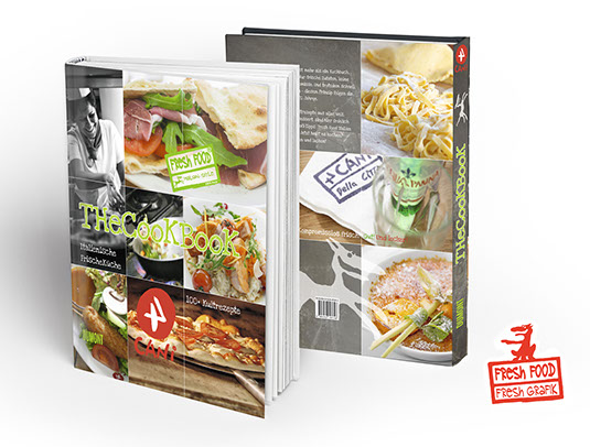 Kochbuch 4Cani The Cookbook Grafik von Atelier Hebing